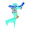 Snow Joe Aqua Joe Indestructible Zinc Impulse 360degree Sprinkler W Step Spike AJ-ISH-2PK - alternate 2